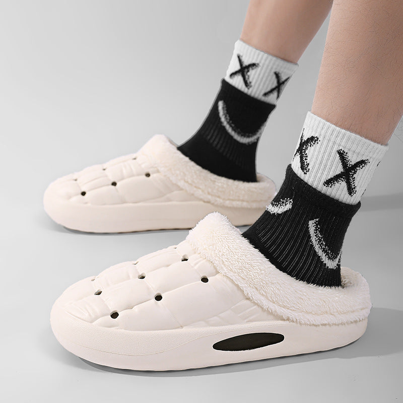 MEN'S COMFORTABLE FLEECE-LINED CASUAL/OUTDOOR SHOES