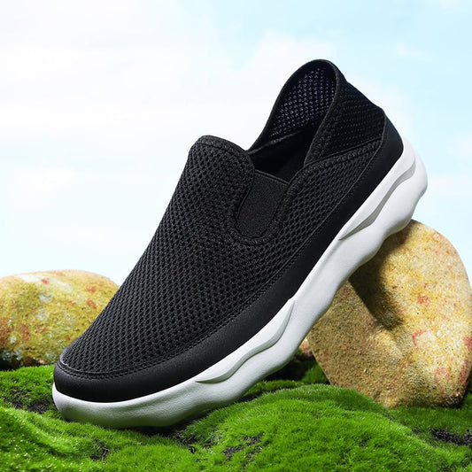 MEN'S COMFORTABLE AND BREATHABLE SPORTS COLLAPSIBLE HEEL SHOES