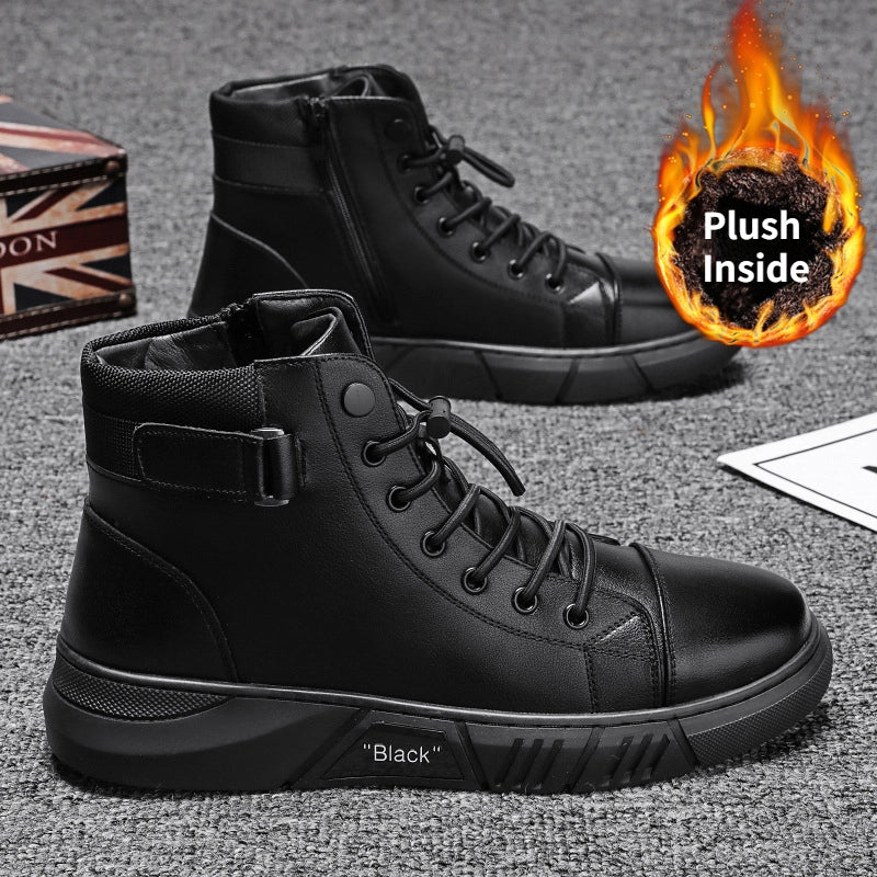 2022 Men's Casual Versatile Genuine Leather Ankle Boots