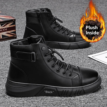 2022 Men's Casual Versatile Genuine Leather Ankle Boots