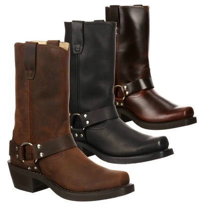 2023 Men's Western Casual Leather Work Boots
