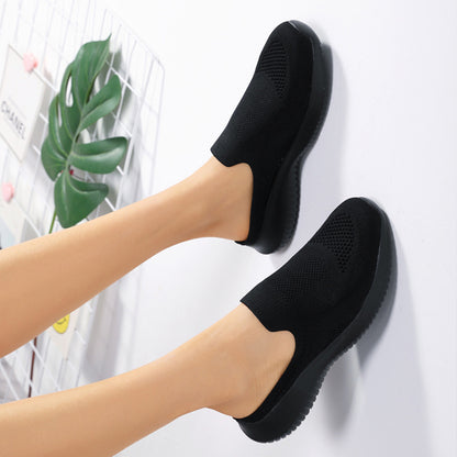 WOMEN'S CASUAL SPORTS SHOES FLYING WOVEN SHOES