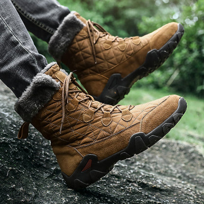MEN'S WINTER OUTDOOR COMFORTABLE AND WARM THICKENED CASUAL SNOW BOOTS