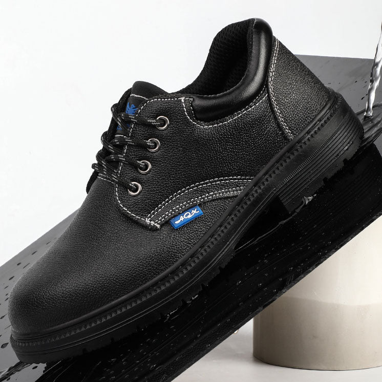 MEN'S ANTI-SMASH WATERPROOF WEAR-RESISTANT WORK SAFETY SHOES