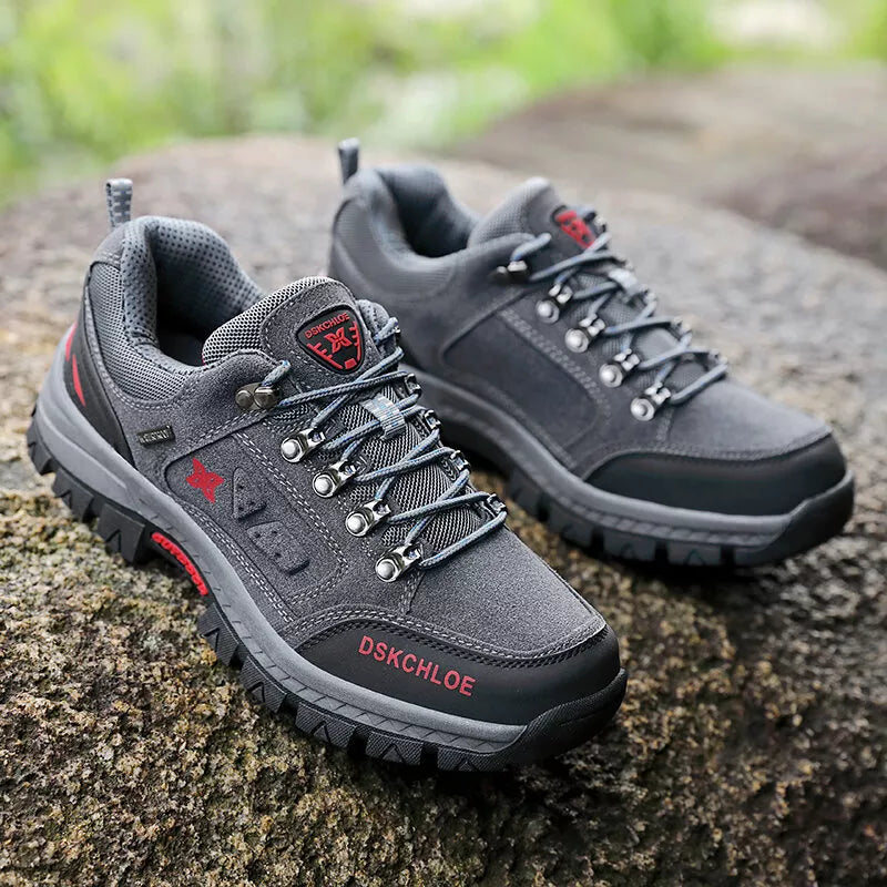 Men's good arch support outdoor breathable walking shoes 2022