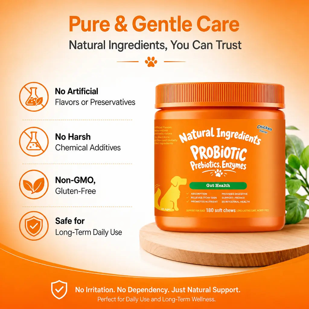 Probiotics & Prebiotics Soft Chews for Dogs and Cats