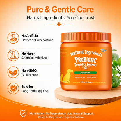 Probiotics & Prebiotics Soft Chews for Dogs and Cats