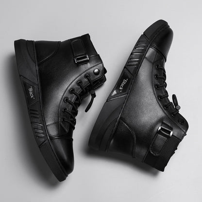 2022 Men's Casual Versatile Genuine Leather Ankle Boots