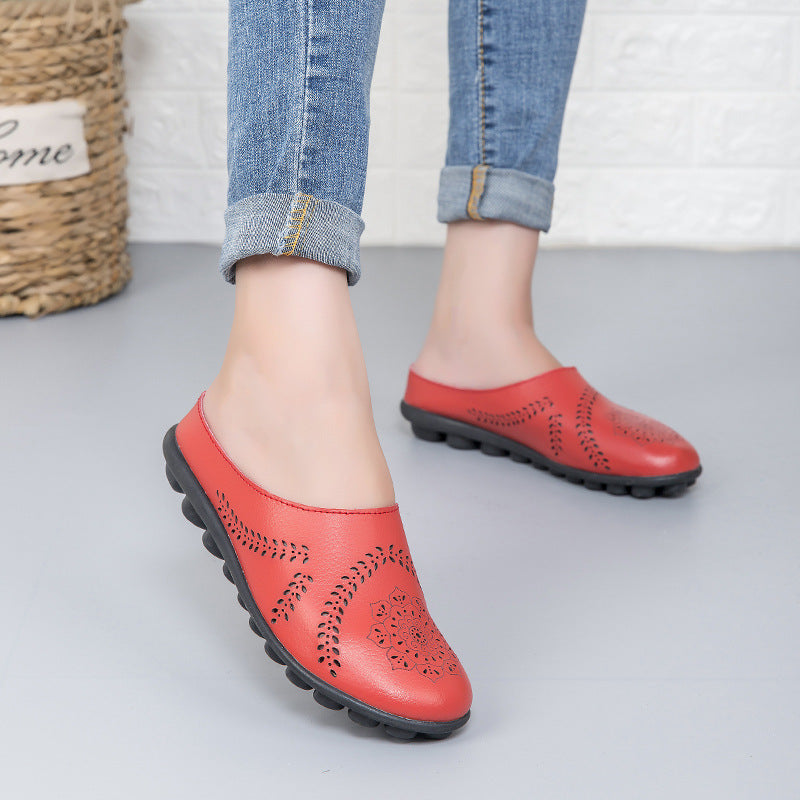 Xshoeey Casual All-match Hollow Slippers