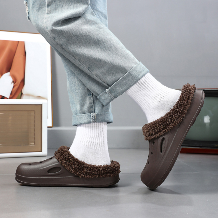 MEN'S WARM AND COMFORTABLE EVERYDAY COTTON SLIPPERS FOR AUTUMN AND WINTER