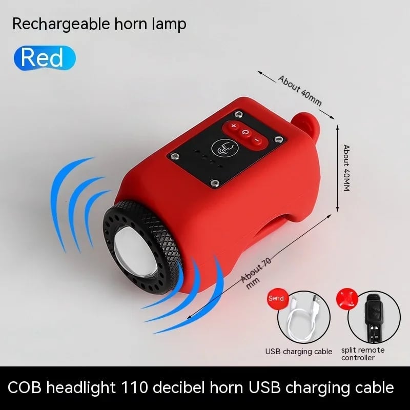 VELLORAE™ Bike Electronic Horn with Large Range Floodlight
