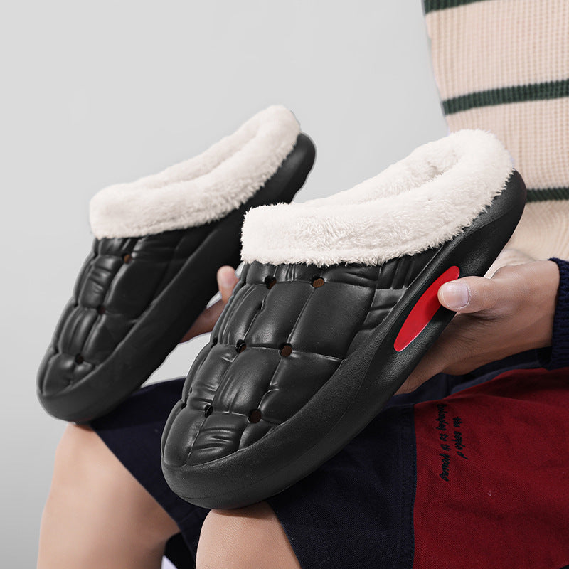 MEN'S COMFORTABLE FLEECE-LINED CASUAL/OUTDOOR SHOES