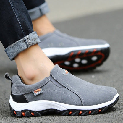 Men's Good arch support Outdoor Breathable Lightweight Walking Slip On Sneakers
