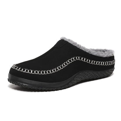 MEN'S COMFORTABLE LINED FLEECE ARCH SUPPORT SHOES