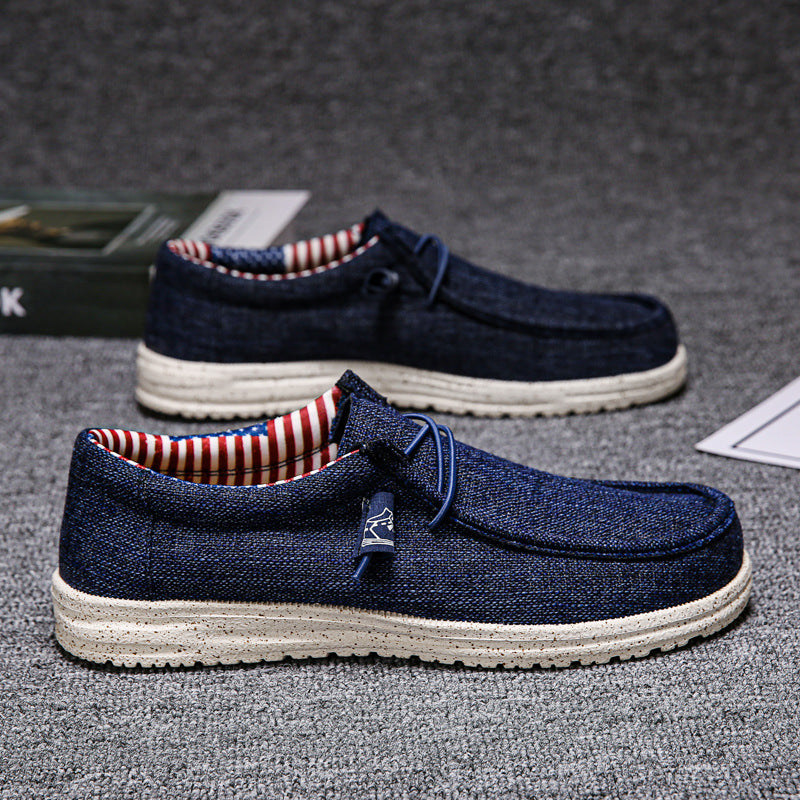 MEN'S COMFORTABLE BREATHABLE LINING FLAG CASUAL SHOES