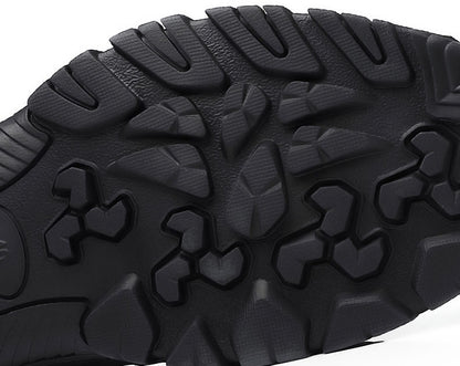 MEN'S EXTENDED WIDTH FOOT AND HEEL COMFORTABLE PLATFORM CASUAL SHOES