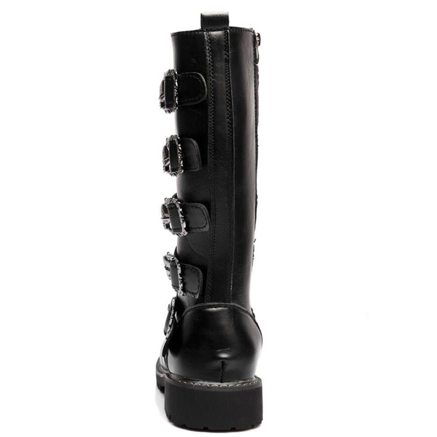 NEW Skull Buckle Boots