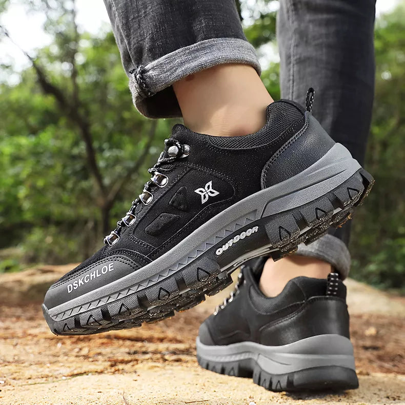 Men's good arch support outdoor breathable walking shoes 2022