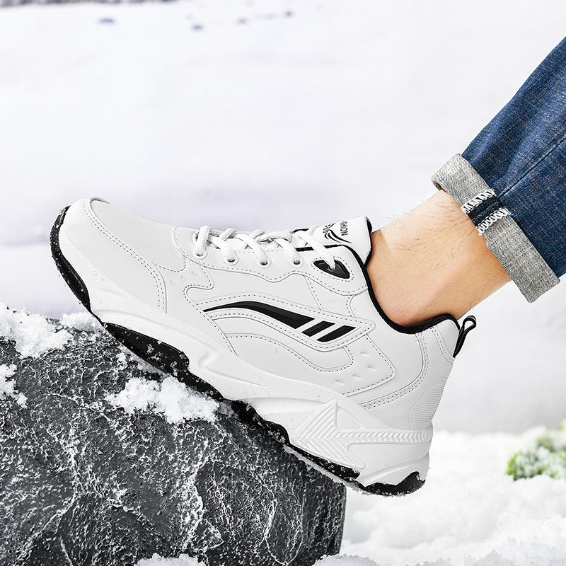 MEN'S COMFORTABLE VELVET WARM AND BREATHABLE CASUAL SNEAKERS