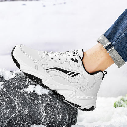 MEN'S COMFORTABLE VELVET WARM AND BREATHABLE CASUAL SNEAKERS