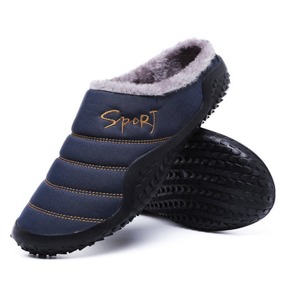 MEN'S HOME WATERPROOF COMFORTABLE CASUAL COTTON SLIPPERS