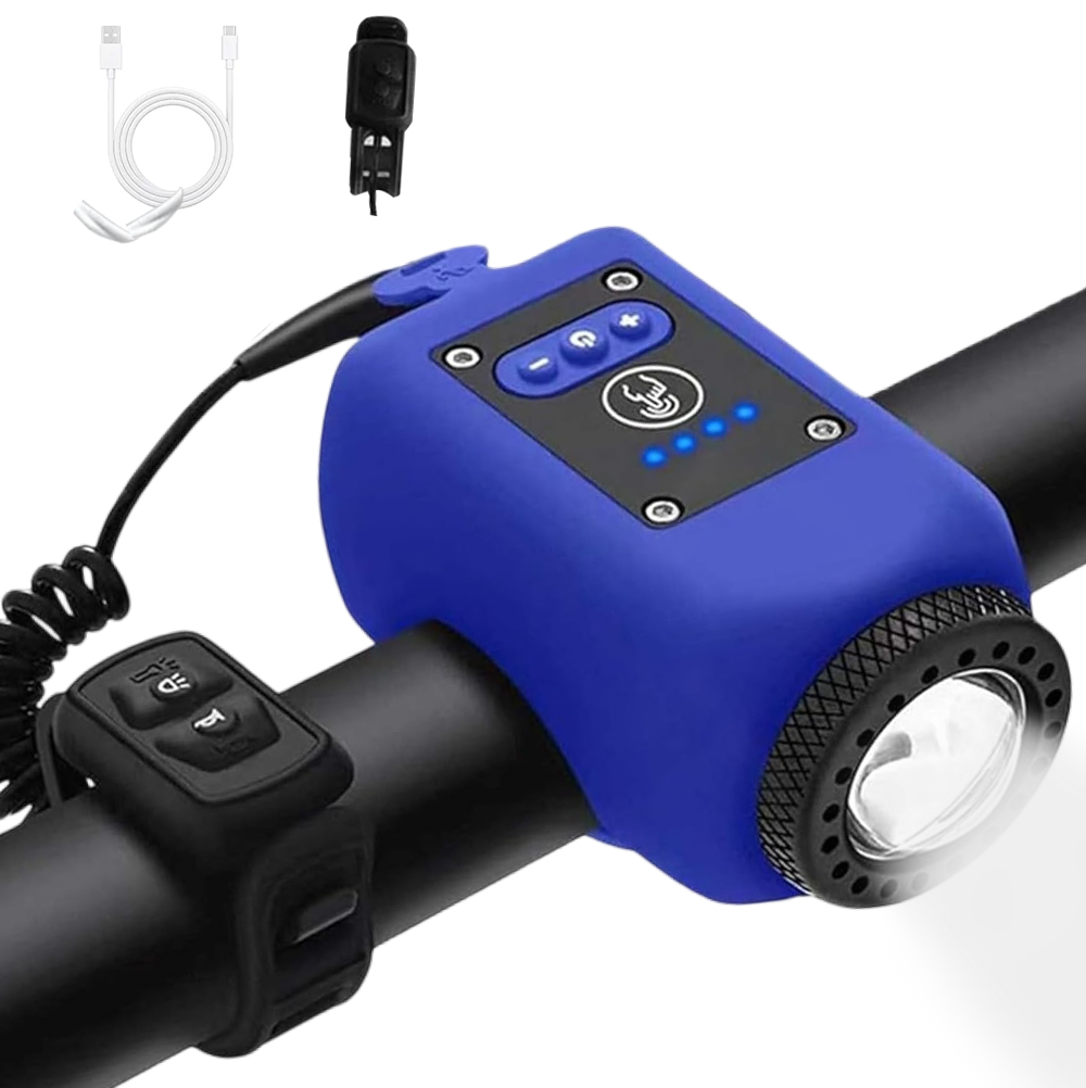 VELLORAE™ Bike Electronic Horn with Large Range Floodlight