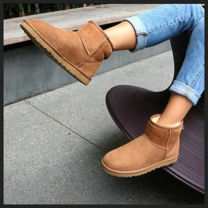 2022 Waterproof built-in plush mini boots