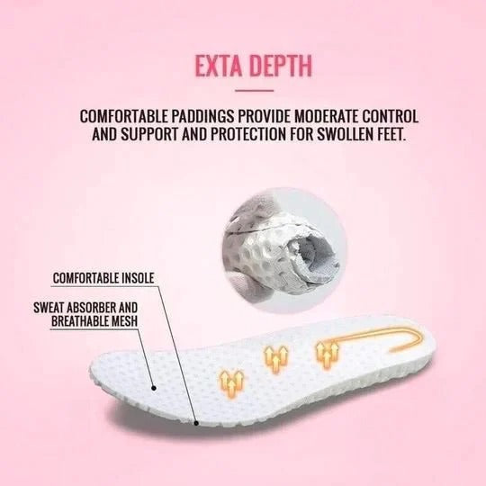 WOMEN'S BREATHABLE LIGHTWEIGHT AIR CUSHION SLIP-ON WALKING SLIPPERS