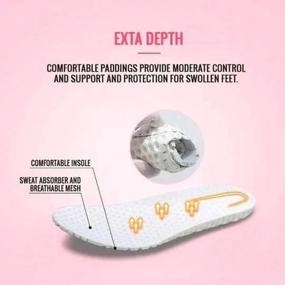 WOMEN'S BREATHABLE LIGHTWEIGHT AIR CUSHION SLIP-ON WALKING SLIPPERS
