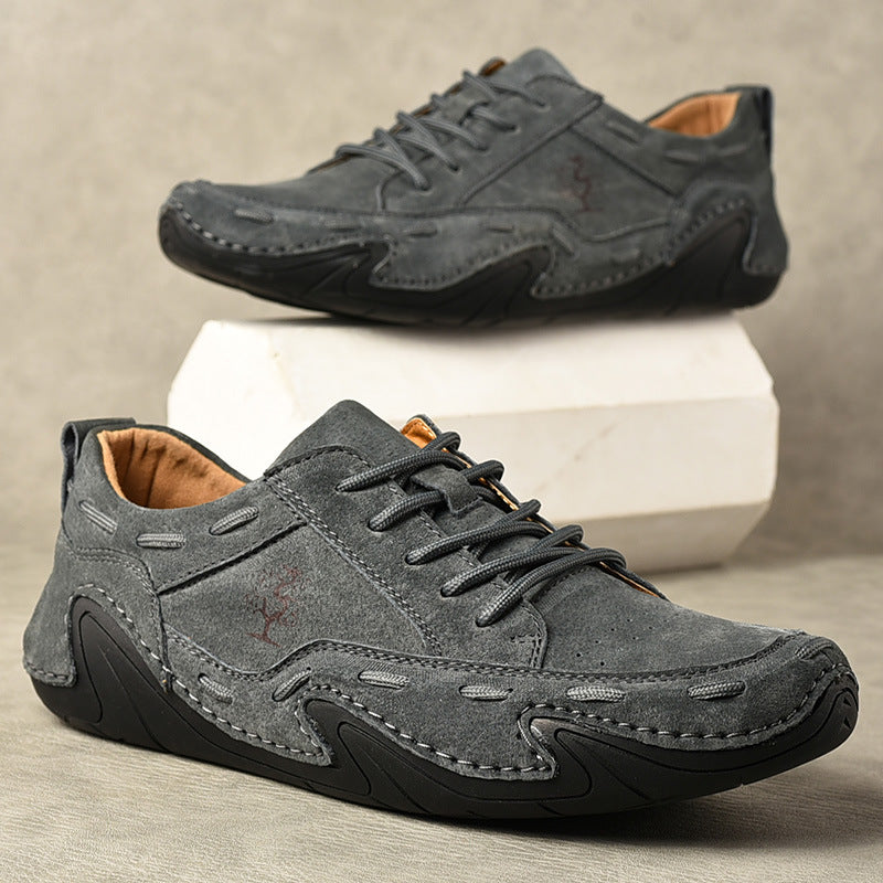 Men's Handmade Leather Shoes Soft Casual Sports Shoes
