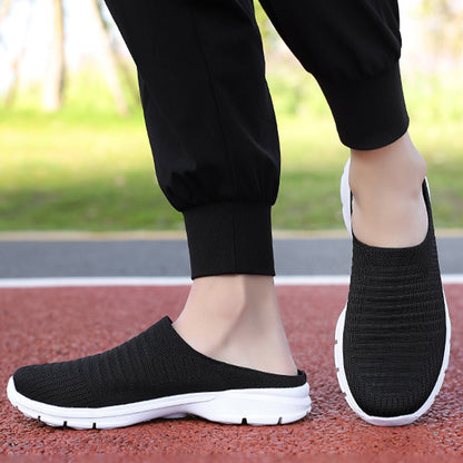 MEN'S BREATHABLE COMFORTABLE LIGHT HALF SLIPPERS