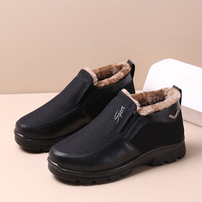 Men's Plush Fur Comfort Slip On Boots