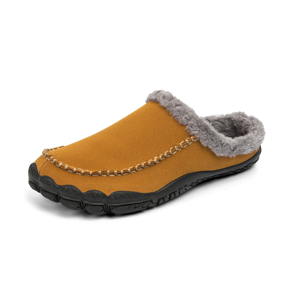 MEN'S COMFORTABLE LINED FLEECE ARCH SUPPORT SHOES
