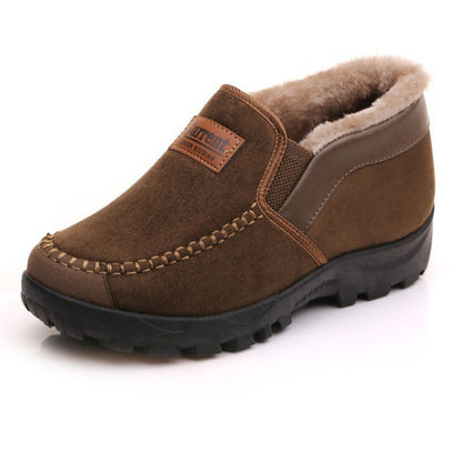 Men's Good arch support Outdoor Warm Lightweight Walking Slip On Sneakers