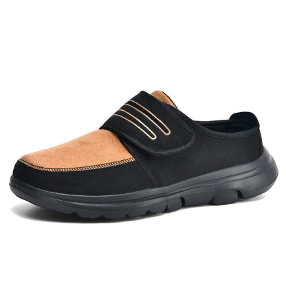 MEN'S COMFORTABLE SUEDE THICK SOLE SLIP-ON CASUAL SHOES