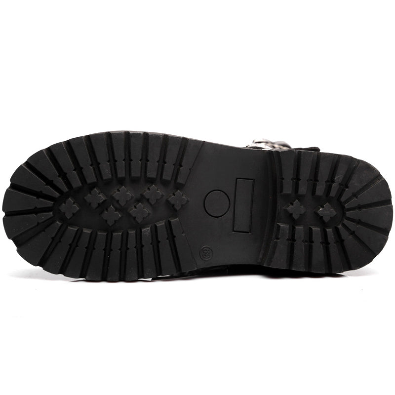 NEW Skull Buckle Boots