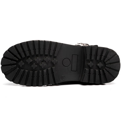 NEW Skull Buckle Boots