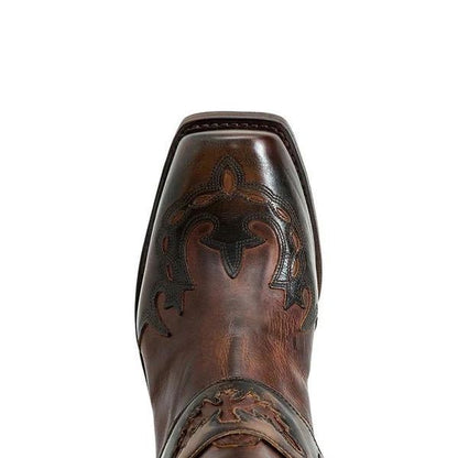 Men's Roman Style Embroidered Ankle Boots