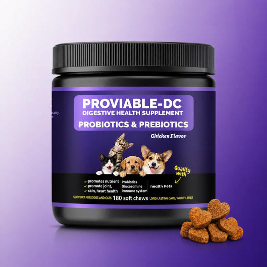 180ct Dog & Cat Probiotic Prebiotic Soft Chews - Chicken
