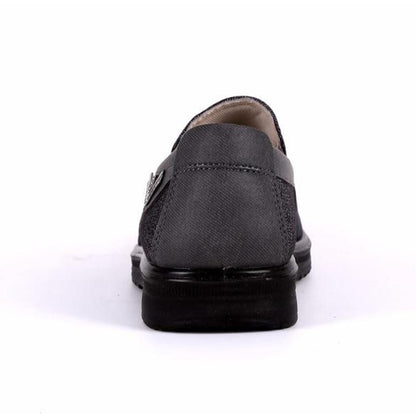 MEN'S EXTENDED WIDTH FOOT AND HEEL COMFORTABLE INSOLE NON-SLIP SNEAKERS