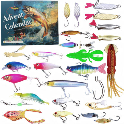 ⏳ Last day! 49% OFF – 🎣🎄 Christmas Fishing Lures Advent Calendar – Limited Release