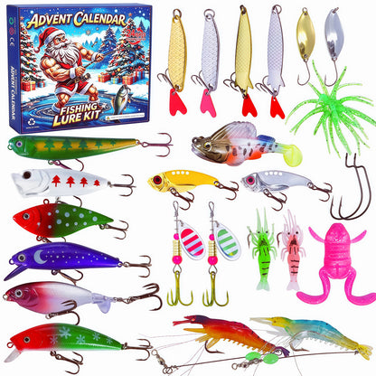⏳ Last day! 49% OFF – 🎣🎄 Christmas Fishing Lures Advent Calendar – Limited Release