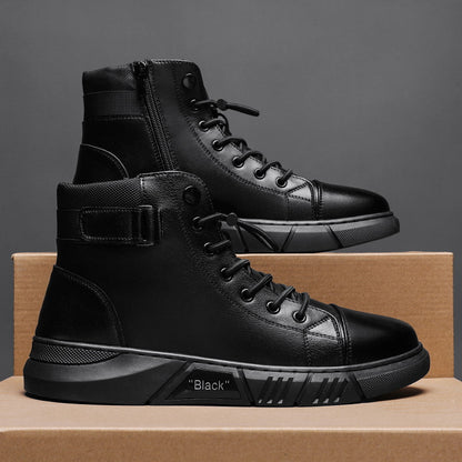 2022 Men's Casual Versatile Genuine Leather Ankle Boots