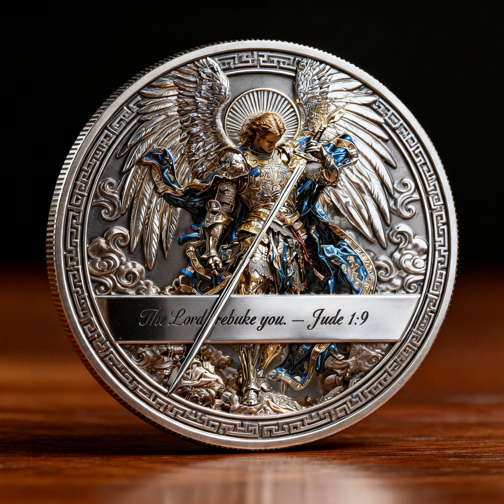 🏆Flash Sale 60% OFF - St. Michael the Archangel – “Victory Over Evil” Commemorative Coin