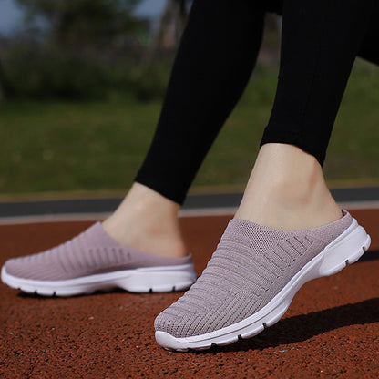 WOMEN'S BREATHABLE COMFORTABLE LIGHT HALF SLIPPERS