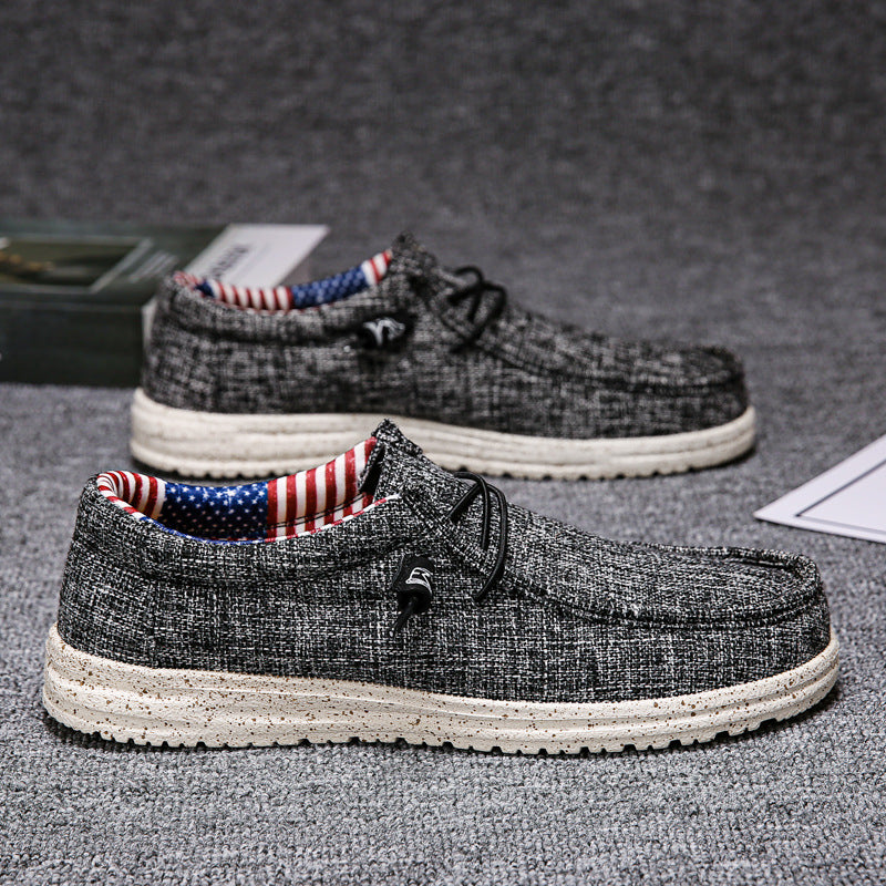 MEN'S COMFORTABLE BREATHABLE LINING FLAG CASUAL SHOES