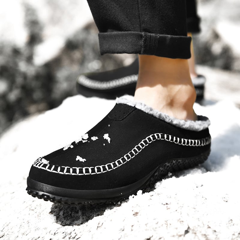 MEN'S COMFORTABLE LINED FLEECE ARCH SUPPORT SHOES