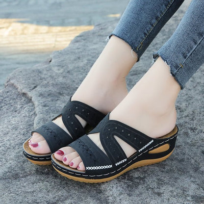 Premium Orthopedic ThickPlatform Slipper Sandals