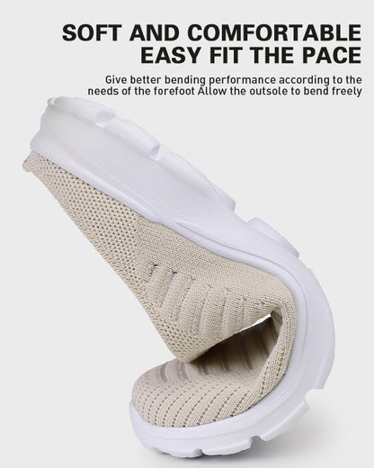 MEN'S BREATHABLE COMFORTABLE LIGHT HALF SLIPPERS
