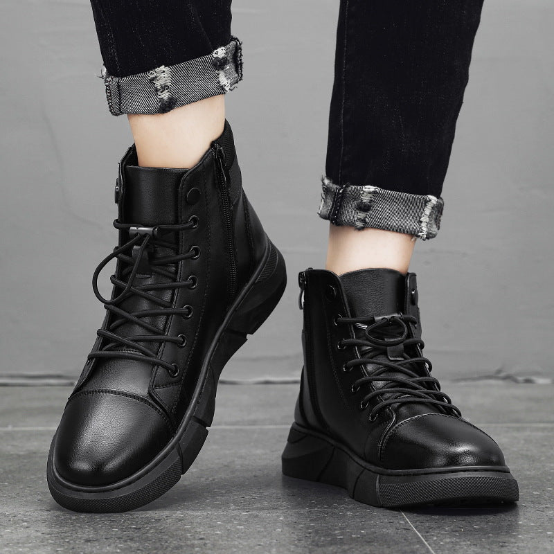 2022 Men's Casual Versatile Genuine Leather Ankle Boots